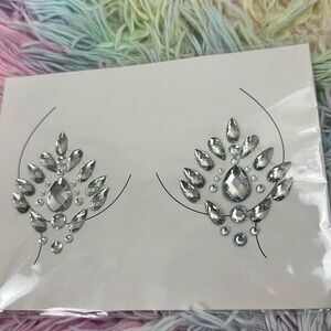 NEW Bling Rhinestone Bejeweled Performance Pasties Burlesque